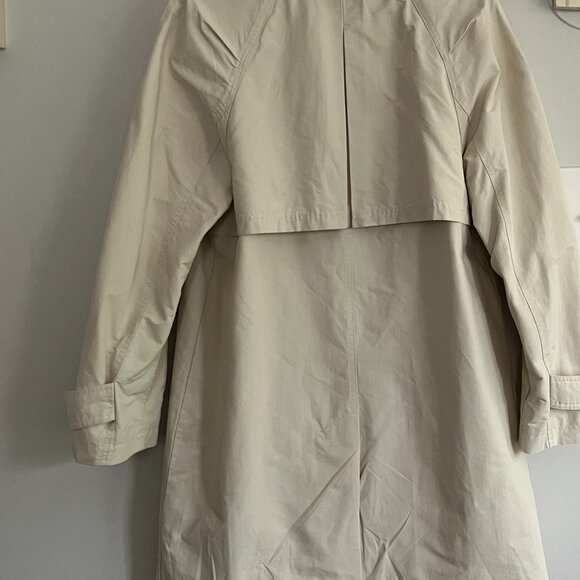 Topshop mid-length trench coat, ecru, S XS WORN ONCE - Picture 6 of 11